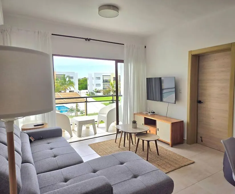 Apartament Moderno, Luminoso, Piscina, Playa Cerca Punta Cana Dominikana