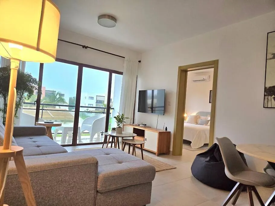 Apartament Moderno, Luminoso, Piscina, Playa Cerca Punta Cana